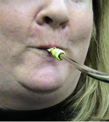 example of desired embouchure