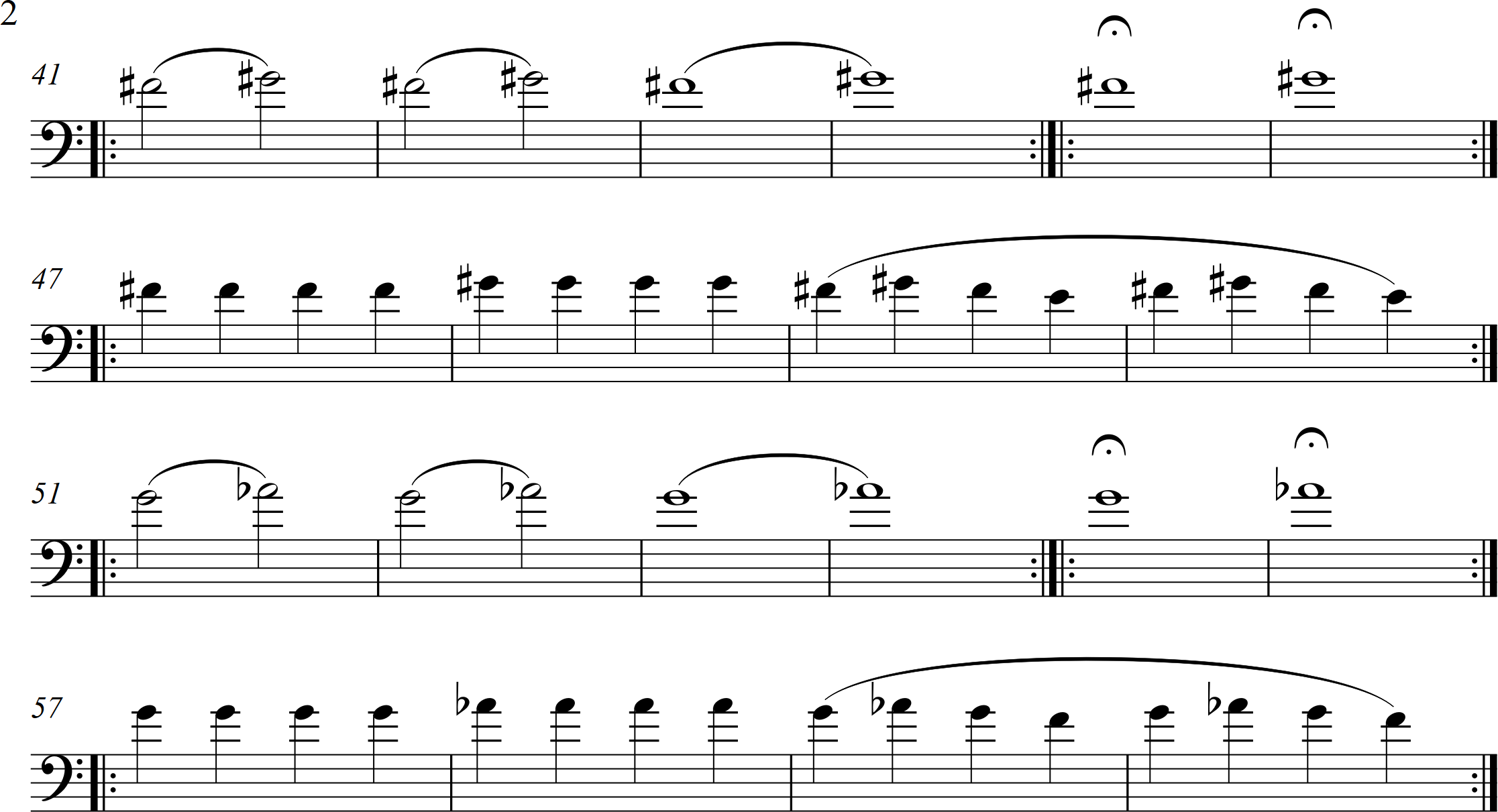 exercises for high half-hole notes page 2