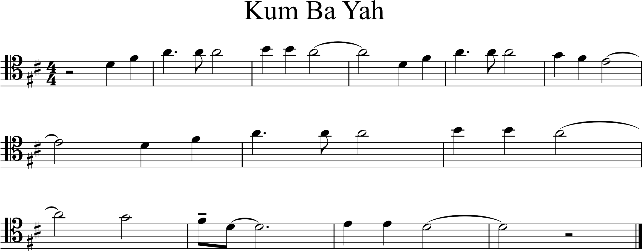 key D major, range D3-B4