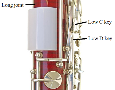 placement of MyGrip on the bassoon