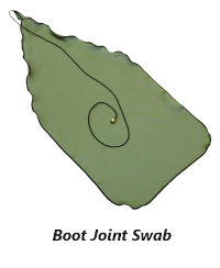 microfiber boot joint swab