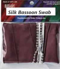 silk bassoon swab that works in both wing and boot