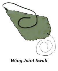 microfiber wing joint swab