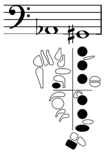 low Ab-G# fingering