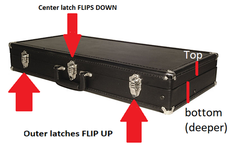 bassoon case showing you know it is right-side up